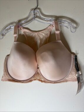 Paramour Carolina Full Figure Racerback Contour T-Shirt Bra. 42DD. NWT.